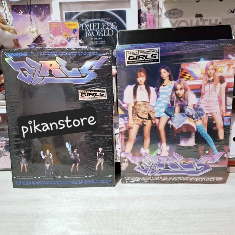 [Album Only + Random Poster] Album Aespa Girls/ Photobook Karina Winter Ninging Giselle Real World V