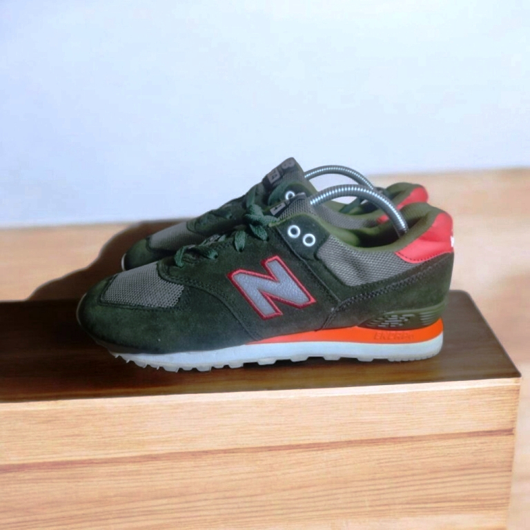 NB 574 Sepatu Sneaker Size 42 Insole 26,5 Cm Warna Hijau