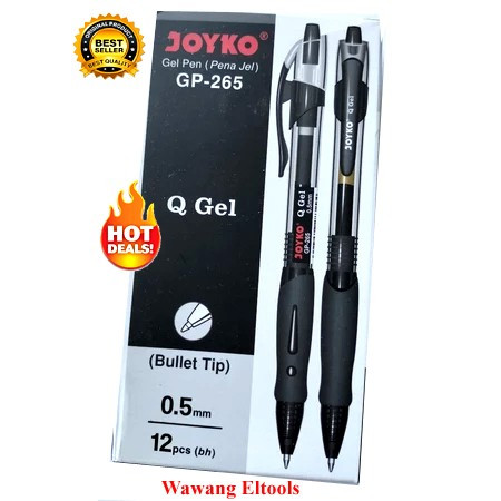 

[1 Pak] Gel Pen / Pulpen Bolpen Pena Joyko GP-265 Q Gel 0.5mm
