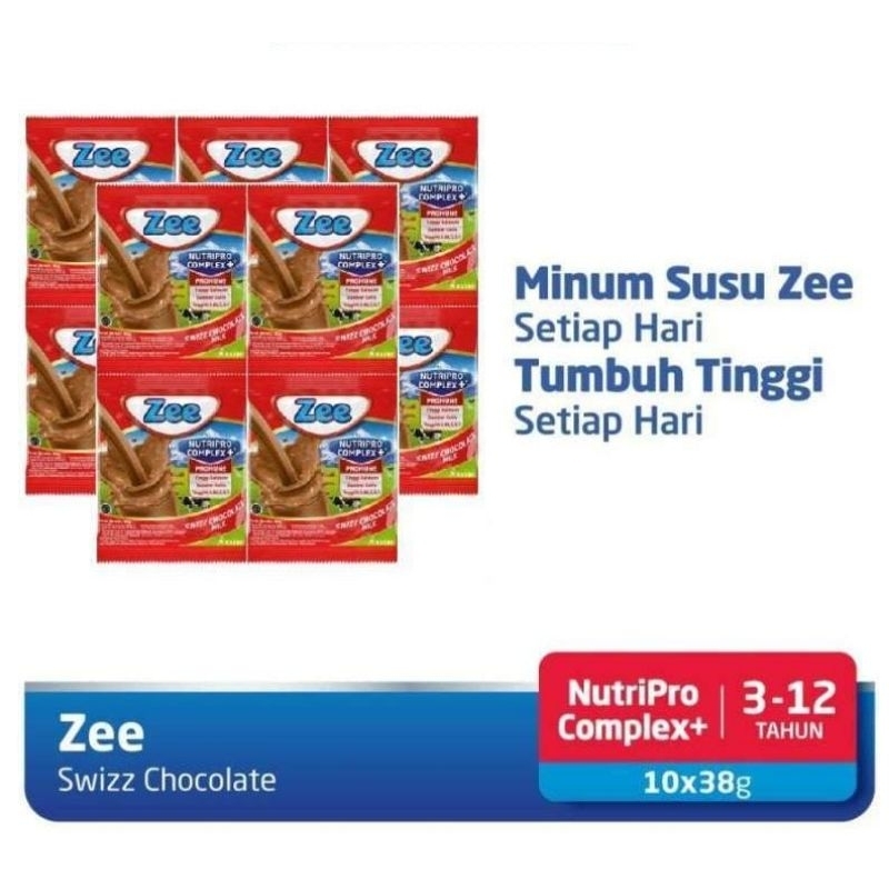 

Susu zee coklat/vanila sachet isi 10pcs