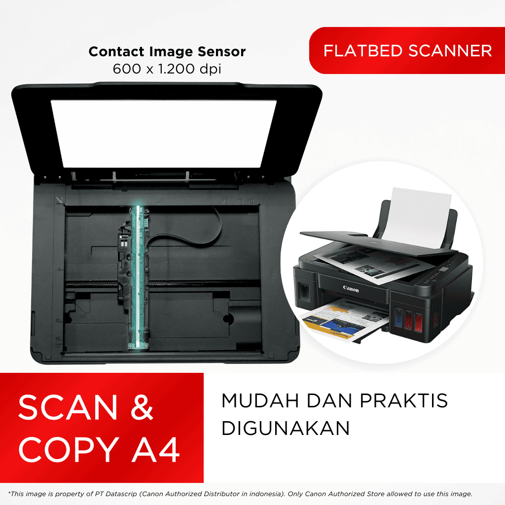 Printer Canon G2010 – Ink Tank All In One Print Scan Foto Copy – Garansi 3 Tahun – Pengganti L3210 L3211