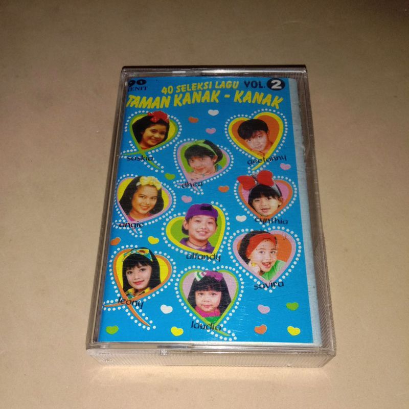 Kaset Kompilasi Lagu Anak 40 Seleksi Taman Kanak Kanak Vol. 2