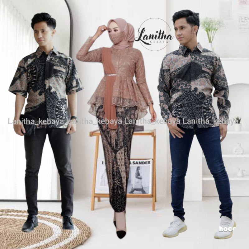 Couple kebaya Pasangan Batik Couple Pasangan Couple Kebaya Tunangan Kebaya Wisuda Kebaya Modern Bati