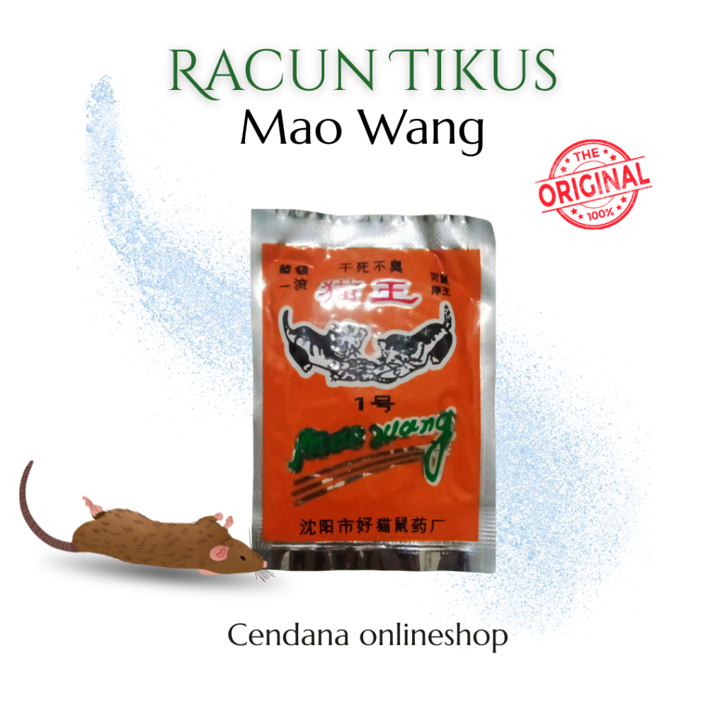 Racun Tikus Mao Wang | Racun Tikus Ampuh | Mati di Tempat