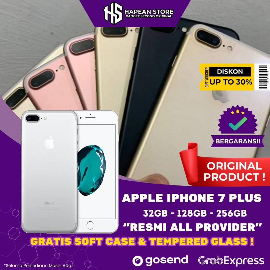 iPhone 7 Plus 256GB 128GB 32GB Original Fullset Garansi Resmi