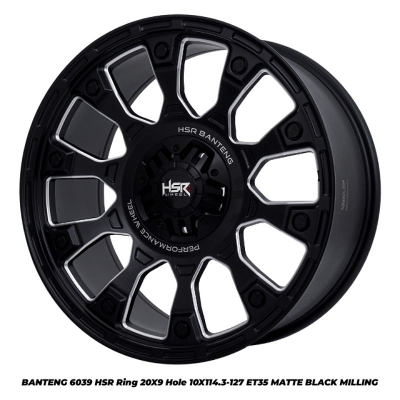 VELG RACING HSR RING 20 COCOK HRV CRV XPANDER VITARA CAMRY DLL