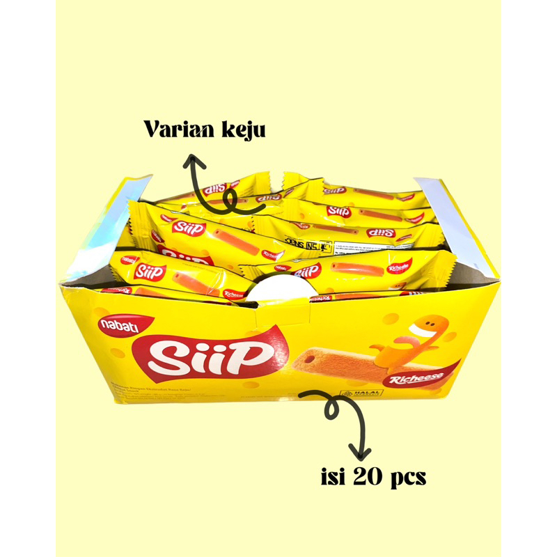 

Jajanan / SIIP (Varian Keju) / Snack Murah / Harga Grosir / Ciki / Snack