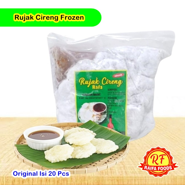 

Cireng Rujak Frozen, Cireng Salju Kriwil Crispy Original Pedas 20 Pcs, Makanan Cemilan Frozen Food