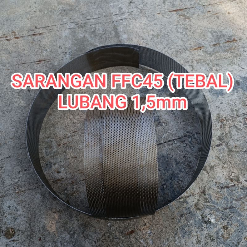 ffc45 TEBAL sarangan selep diskmill ffc45 lubang 1,5mm saringan giling kopi beras jagung sekam ffc 4