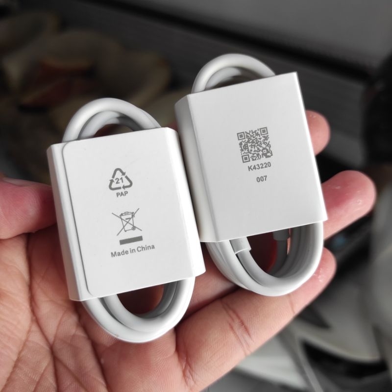 kabel Xiaomi type C kode 3A putih ( 18 watt dan 22.5 watt ) new original