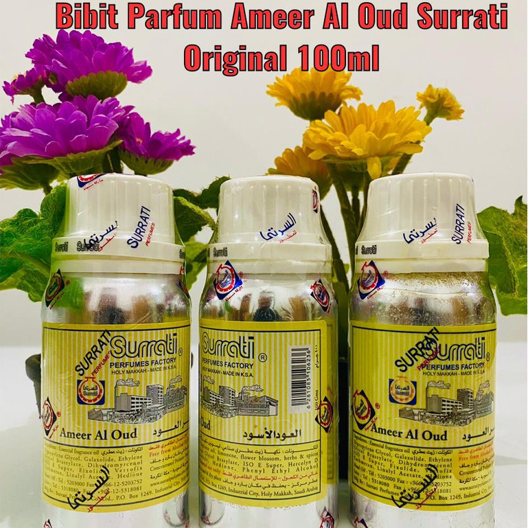 Ameer Oud Bibit Parfum Ameer Al Oud Surrati 100ml Original Bersegel