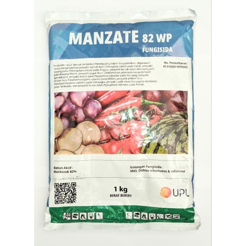 FUNGISIDA MANZATE 82 WP 1KG bahan aktif mancozeb