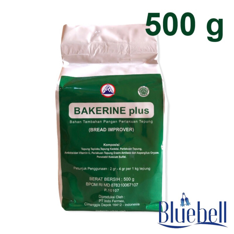 

Pelembut Roti Bakerine Plus Bread Improver 500g Bakerin