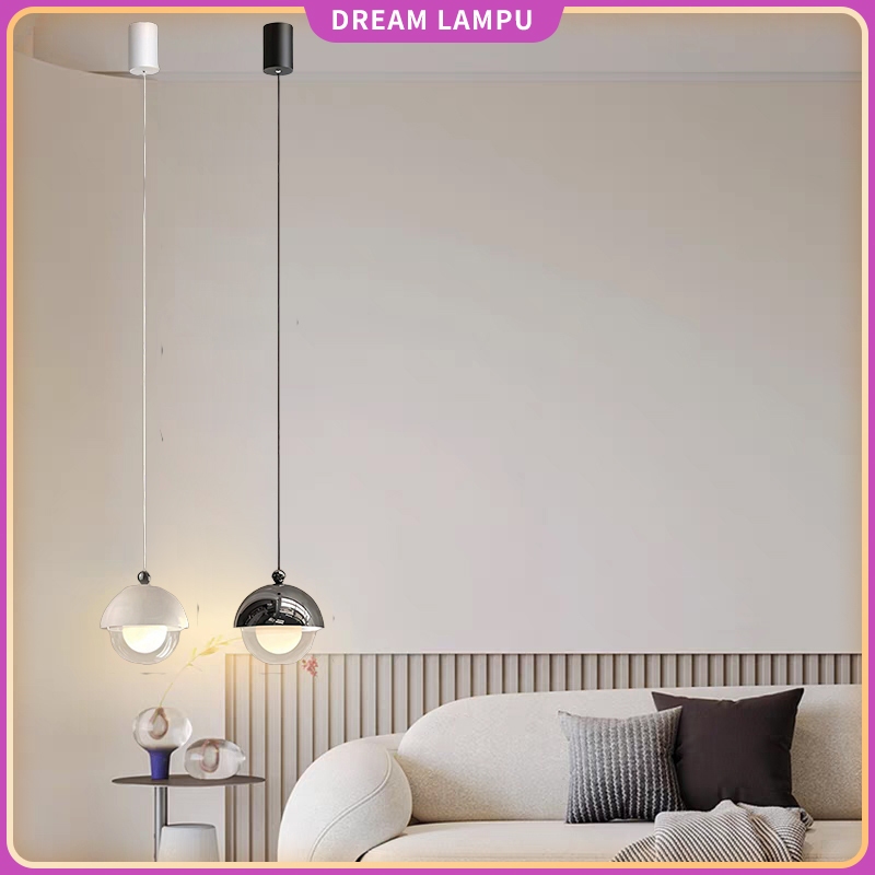 Lampu gantung dinding estetika minimalis Ruang tamu/meja makan/hias kamar tidur lampu gantung kecil
