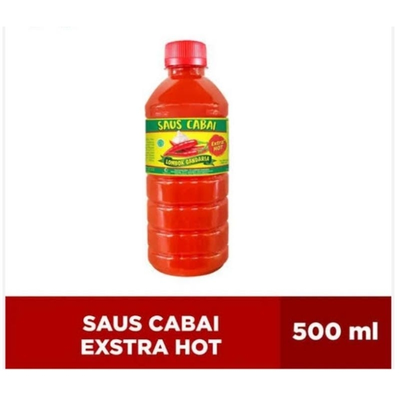 

PROMO [ Saus Cabai Exstra PEDAS Lombok Gandaria kemasan botol 500ml ]