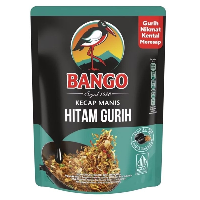 

Bango Kecap Manis Hitam Gurih 550g