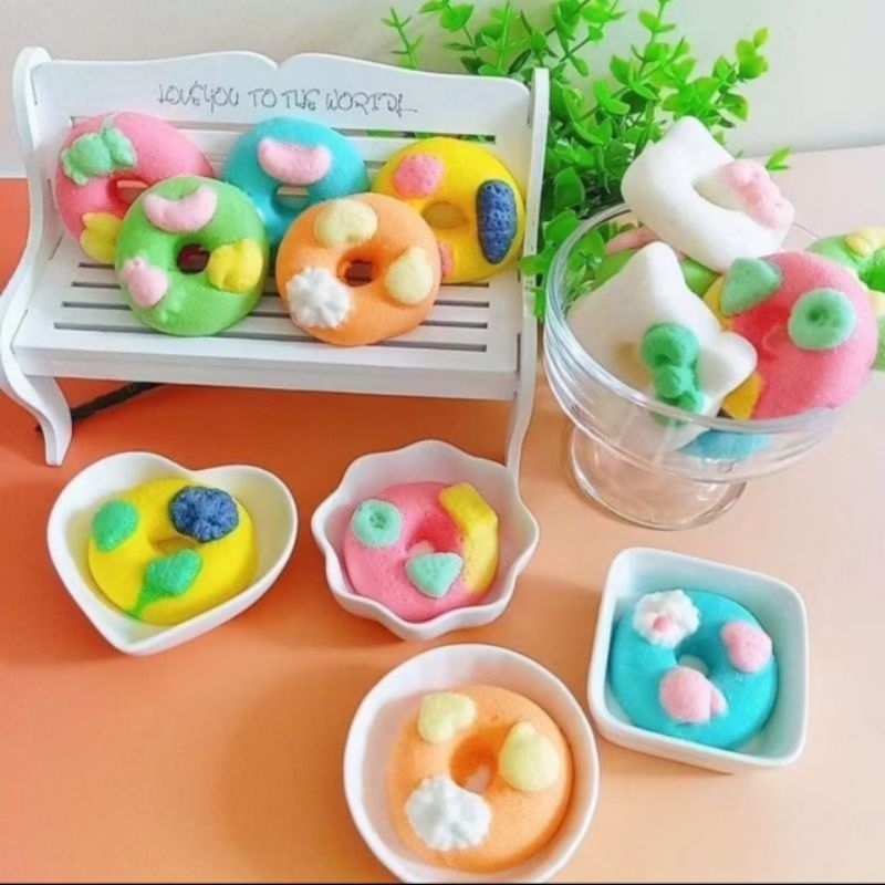 

Tiga Domba Marshmallow Donat Paket 10 pcs