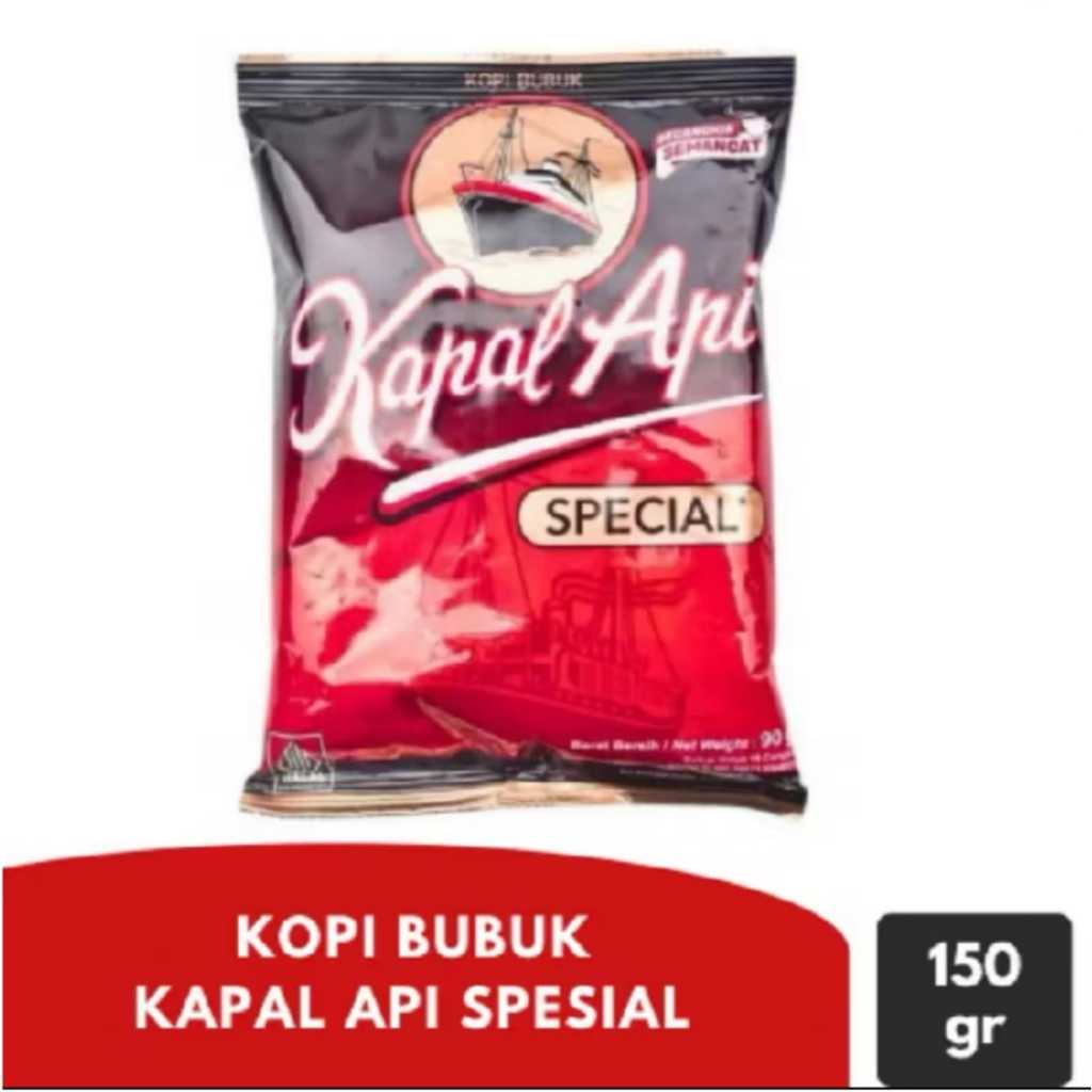 

(KOPI BUBUK) kopi hitam Kapal Api BUBUK 150 gram