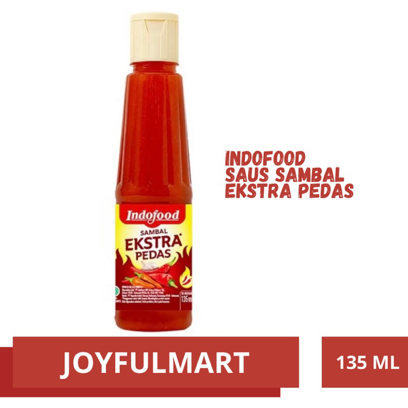 

Indofood saus sambal ekstra pedas 135ml