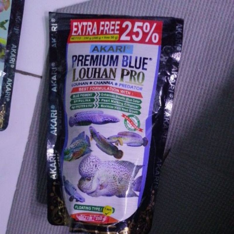 pelet akari premium blue/maxi repack