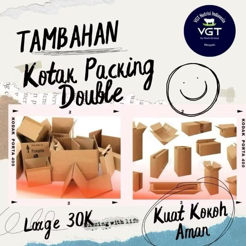 

kardus tambahan packing untuk vgt agar lebih kuat