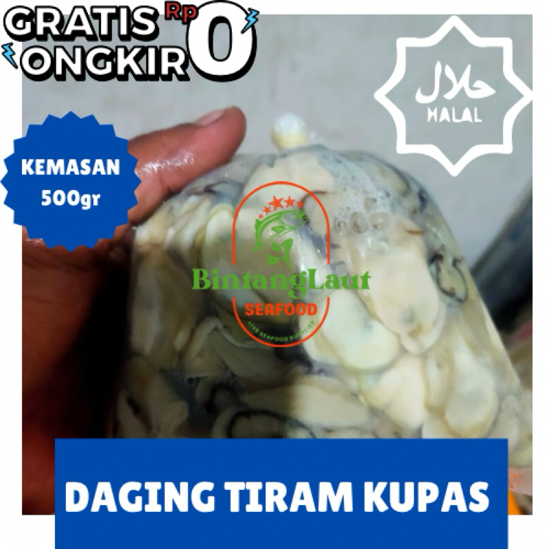 

DAGING TIRAM KUPAS / OYSTER KUPAS 500GR & 1KG