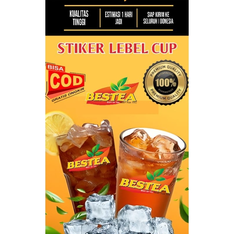 

STIKER LEBEL CUP BESTEA