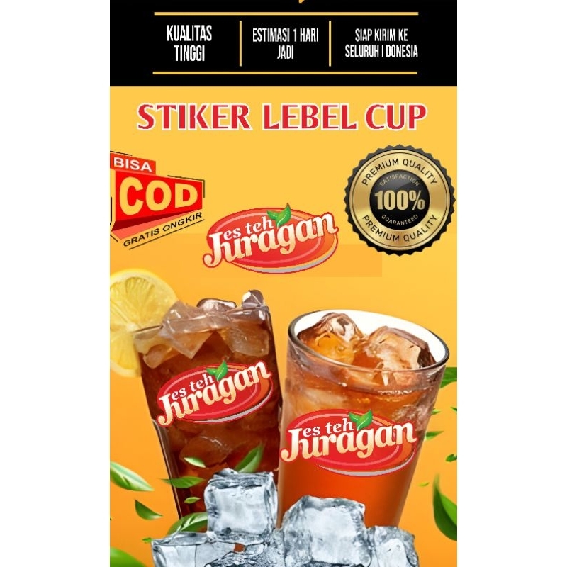 

Stiker es teh juragan 50 pcs tinggal tempel