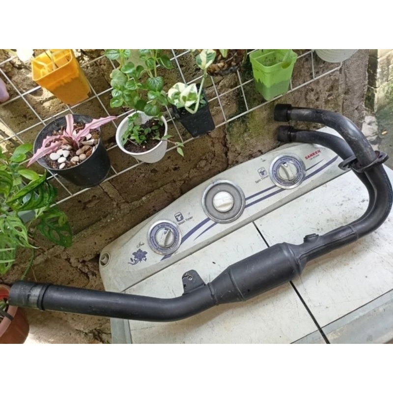 Pipa cbr 250 rr cbr 250rr 250 cc 250cc leheran knalpot original ori copotan standar kelengkapan sepe