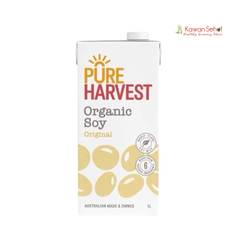 

Pure Harvest Organic Soy Milk 1L | Susu Kedelai Organik Original 1L