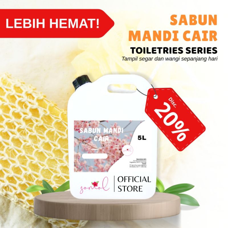 SOMOL SABUN MANDI CAIR 5Liter - SABUN MANDI CAIR / SABUN CAIR / BODY WASH