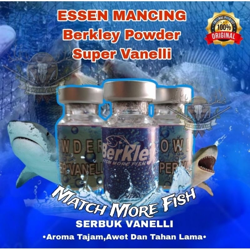 COD ESSEN BERKLEY SERBUK SUPER VANELLI (ASLI100%) | ESSEN IKAN GACOR