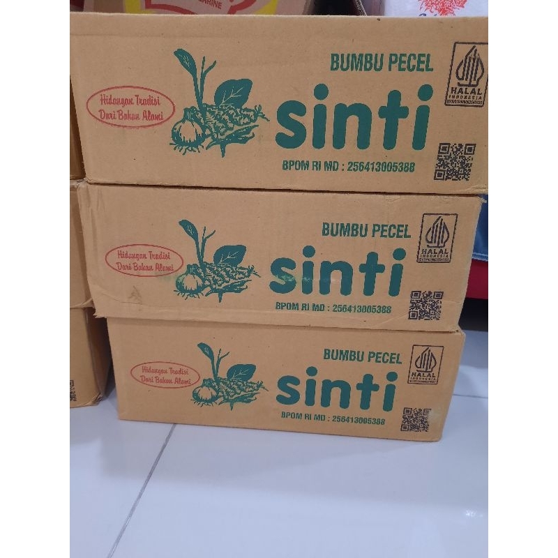 

BUMBU PECEL SINTI 1 KOTAK ISI 60PCS [SAMEDAY/INSTANT ONLY]