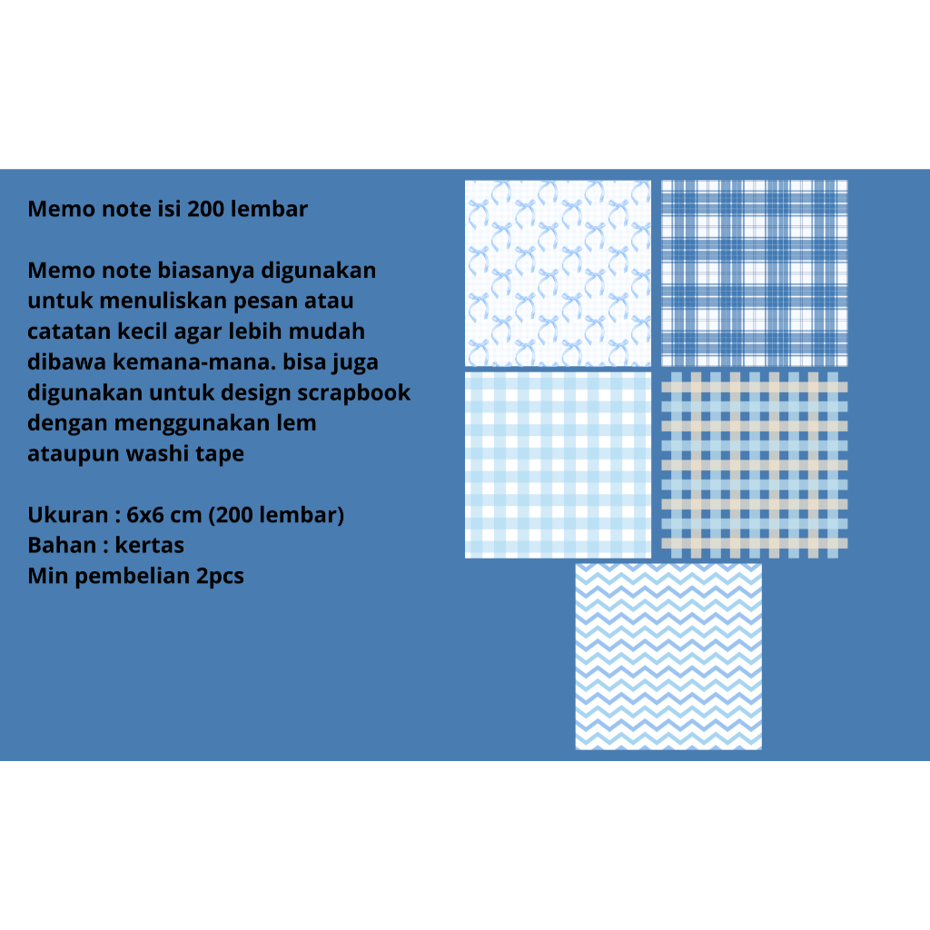 

Memo Note paper isi 200 lembar