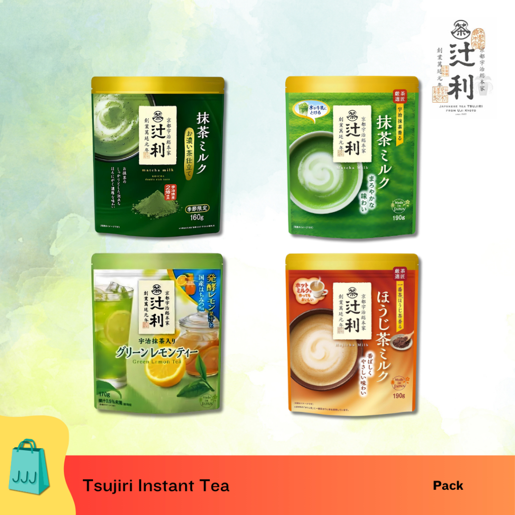 

Tsujiri / Aneka Matcha Milk & Green Lemon Tea Khas Jepang