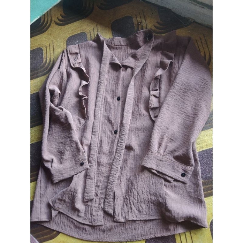 prelov atasan wanita tali leher