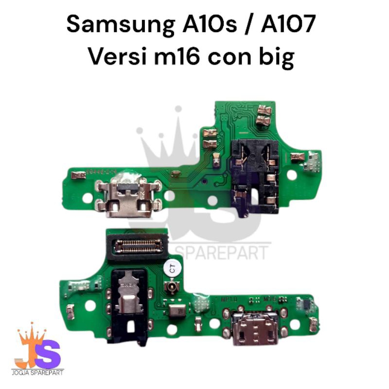 Konektor charger, papan cas Samsung A10s  A107 versi M16 konektor besar original