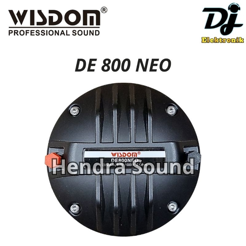 WISDOM ● DE 800 NEO / DE800 NEO - Speaker Tweeter / Driver