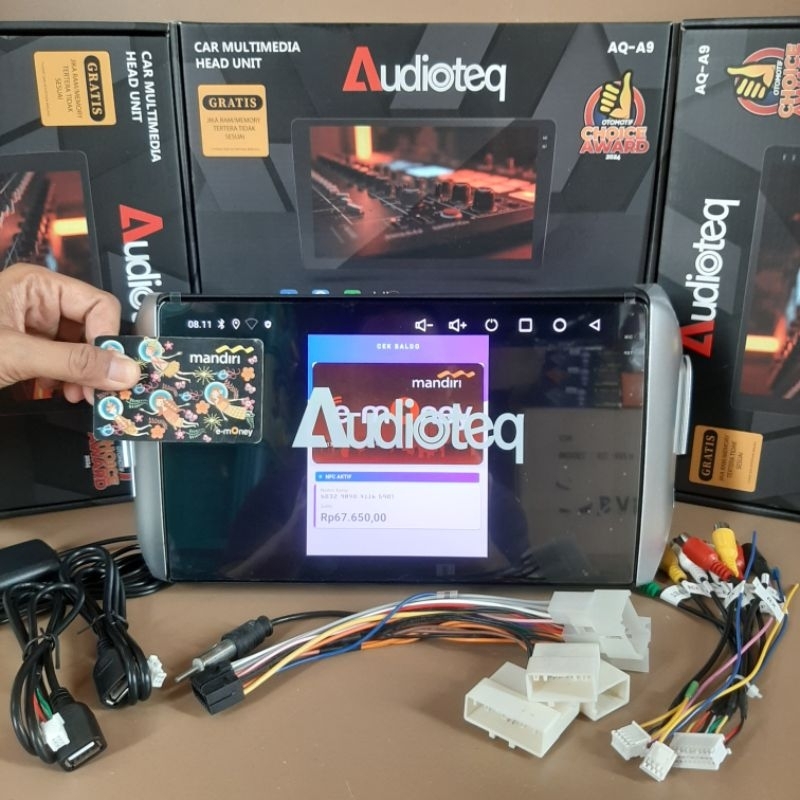 HEAD UNIT ANDROID AUDIOTEQ NFC INNOVA REBORN ANDROID 10 INCH REBORN AUDIOTEQ NFC RAM 2/64 GB INNOVA 