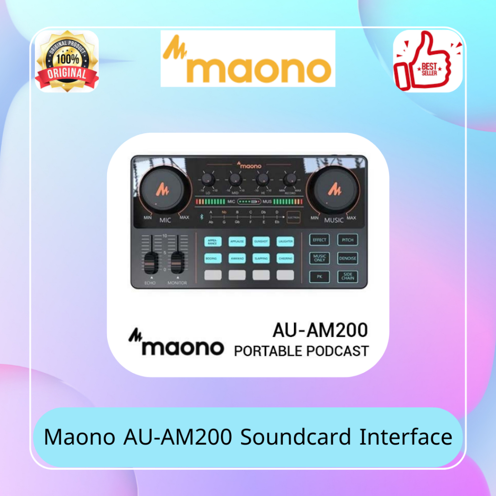 Maono AU-AM200 Soundcard Audio Interface