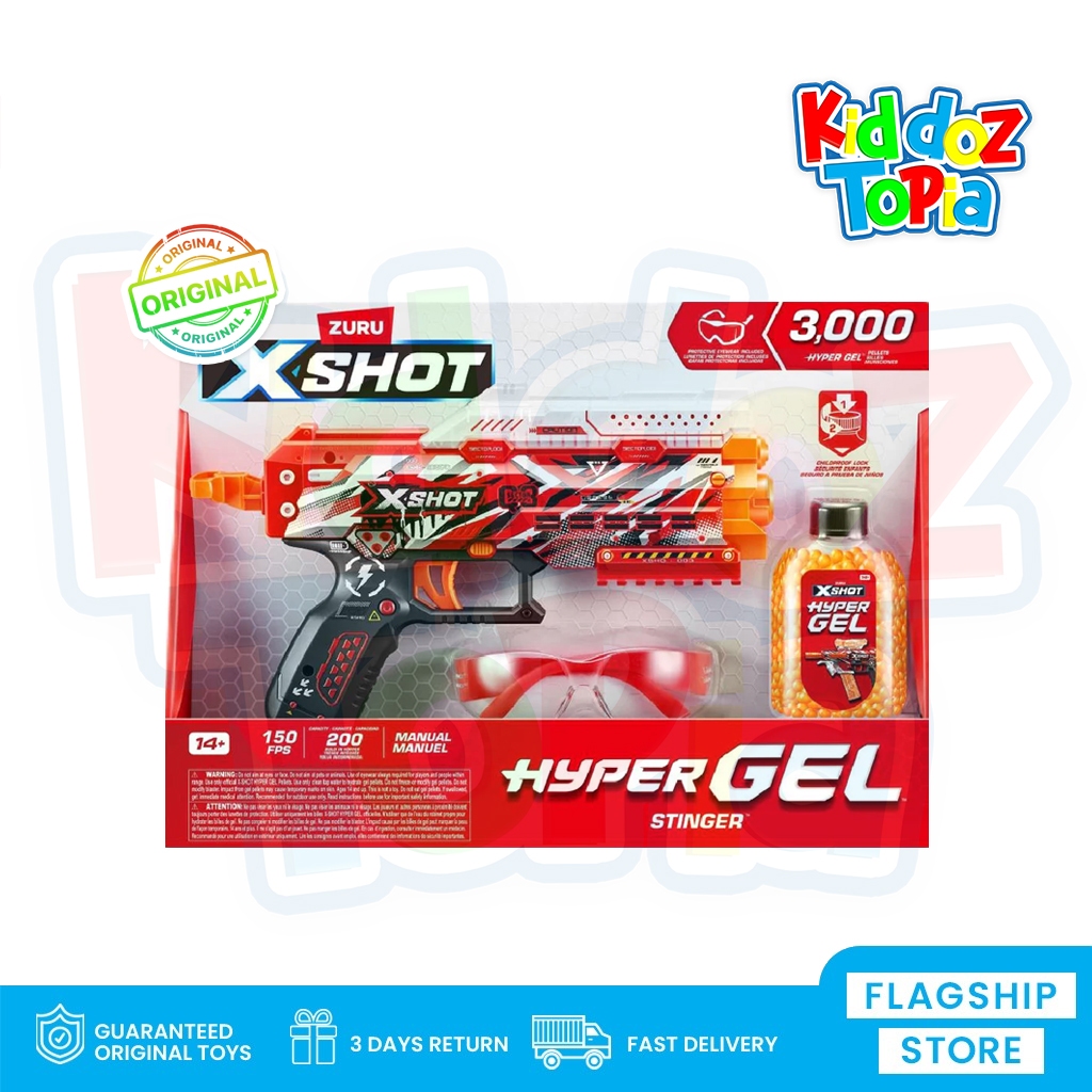 ZURU Xshot X SHOT Hyper Gel Stinger Blaster 36728 GLC