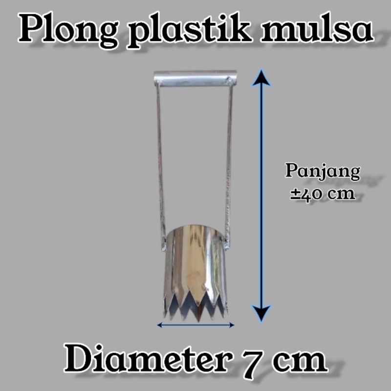 [ Gudang Hijau ] Plong mulsa pelubang mulsa diameter 7 cm bahan stainless