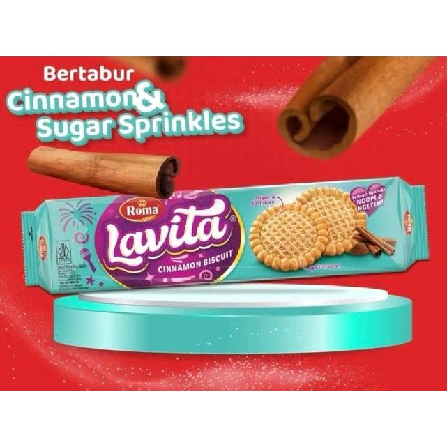 

Biskuit Roma Lavita Cinnamon Milk & Sugar Sprinkles Snack