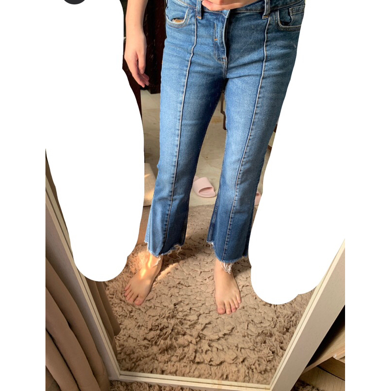 zara flare jeans