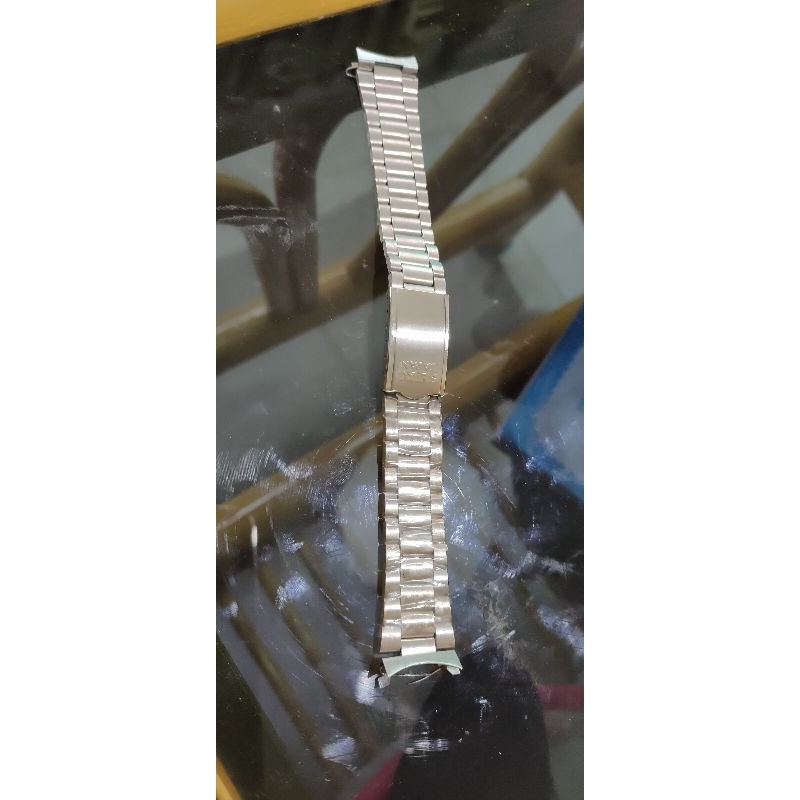 rantai jam tangan Seiko 5 lug 18mm Curve send stainless steel anti karat bawaan jam tangan Seiko