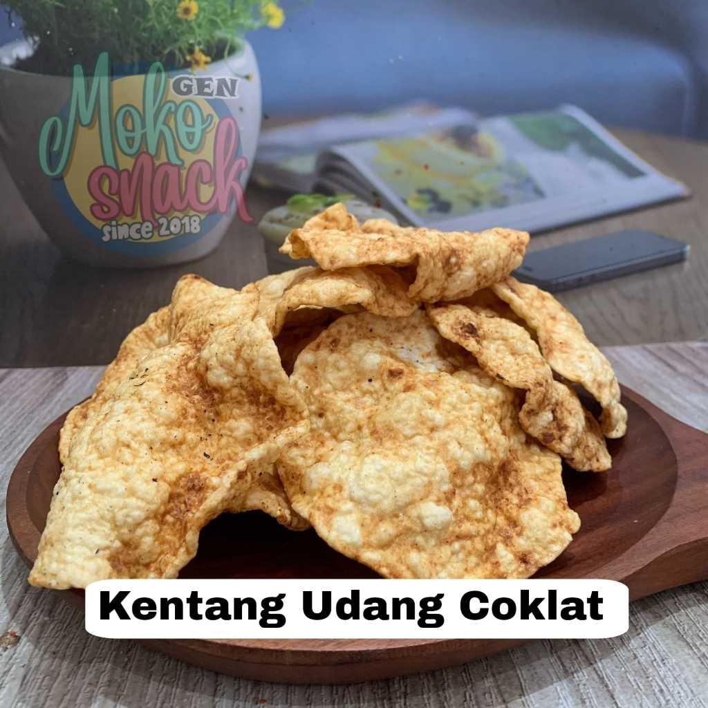 Snack Kiloan Kentang Udang Coklat 250gr Khas Surabaya