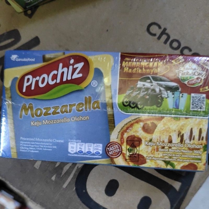 

PROCHIZS MOZARELLA 160 GRAM ( 1 BKS)