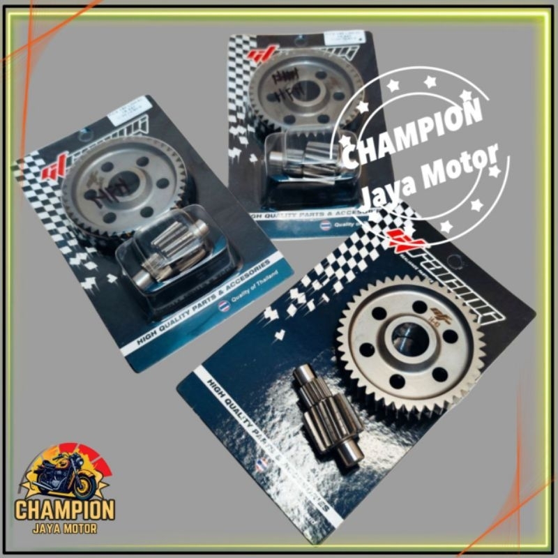 GEAR GIR RASIO VARIO 125 VARIO 150 PCX 150 GF RACING ORIGINAL THAILAND GIGI RASIO VARIO 125 150 14 4
