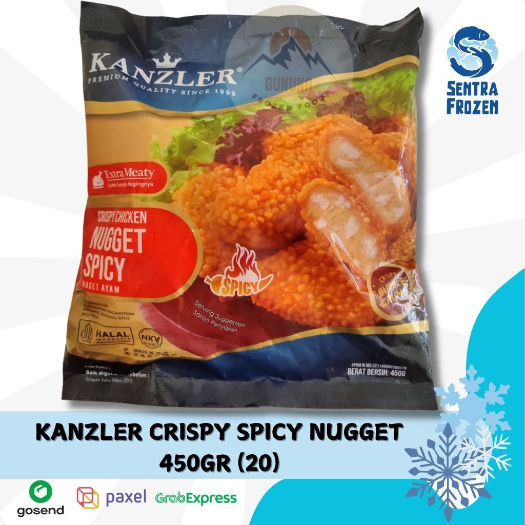 

KANZLER CRISPY SPICY NUGGET 450GR (20)