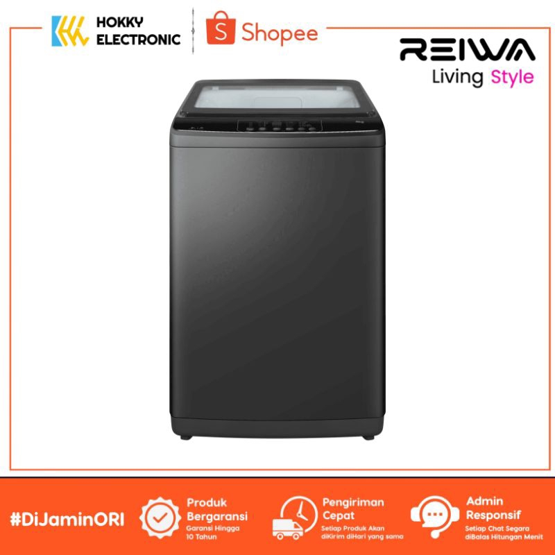 REIWA WT-0802CGR MESIN CUCI 1 TABUNG REIWA WT-0802CGR KAPASITAS 8 KG REIWA MESIN CUCI 1 TABUNG BUKAA